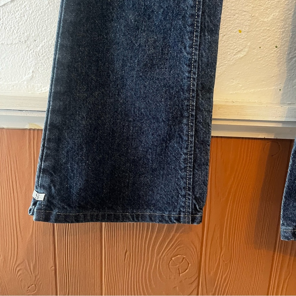 Silver Jeans Dark Blue Flare & Wide Leg Women Jeans - Picture 7 of 11